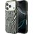 Guess IML Zebra Glitter Triangle Logo MagSafe Aizsargapvalks priekš iPhone 18 Pro / iPhone 17 Pro / sudraba Neoriģinālie Maciņi