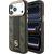 Guess 4G with Stripe Round and Classic Logos MagSafe Aizsargapvalks priekš iPhone 18 Pro / iPhone 17 Pro / brūns Neoriģinālie Maciņi