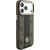 Guess 4G with Stripe Round and Classic Logos MagSafe Aizsargapvalks priekš iPhone 18 Pro / iPhone 17 Pro / brūns Neoriģinālie Maciņi