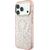 Guess IML Leopard Glitter Triangle Logo MagSafe Aizsargapvalks priekš iPhone 18 Pro Max / iPhone 17 Pro Max / rozā Neoriģinālie Maciņi
