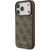 Guess 4G Classic Case Aizsargapvalks priekš iPhone 18 Pro / iPhone 17 Pro / brūns Neoriģinālie Maciņi