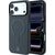 Mercedes Leather 3D MagSafe Aizsargapvalks priekš iPhone 18 Pro / 17 Pro / antracīts Neoriģinālie Maciņi
