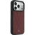 Mercedes Leather Crossed Lines MagSafe Aizsargapvalks priekš iPhone 18 Pro Max / 17 Pro Max / bordo Neoriģinālie Maciņi