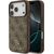 Guess 4G Small Classic Logo MagSafe Aizsargapvalks priekš iPhone 18 Pro / 17 Pro / brūns Neoriģinālie Maciņi