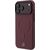 Mercedes Leather 3D MagSafe Aizsargapvalks priekš iPhone 18 Pro Max / 17 Pro Max / burgundijas Neoriģinālie Maciņi