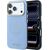 Guess Perforated 4G Gold Logo Magsafe Aizsargapvalks priekš iPhone 18 Pro Max / 17 Pro Max / gaiši zils Neoriģinālie Maciņi