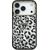 Guess IML Glitter Leopard Triangle Logo MagSafe Case Aizsargapvalks priekš iPhone 18 Pro Max / melns Neoriģinālie Maciņi