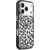 Guess IML Glitter Leopard Triangle Logo MagSafe Case Aizsargapvalks priekš iPhone 18 Pro Max / melns Neoriģinālie Maciņi