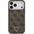 Guess PU Leather 4G Strass Triangle Logo Gold Frame MagSafe Case Aizsargapvalks priekš iPhone 18 Pro Max / brūns Neoriģinālie Maciņi
