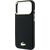 Lacoste PU Leather Champs Elysees Gold Logo MagSafe Case Aizsargapvalks priekš iPhone 18 Pro / melns Neoriģinālie Maciņi