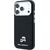 Karl Lagerfeld PU Grained Semi Wrap K&CH Heads Magsafe Case Aizsargapvalks priekš iPhone 18 Pro Max / melns Neoriģinālie Maciņi