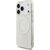 Guess IML Flowers Allover Strap MagSafe Case Aizsargapvalks priekš iPhone 18 Pro / balts Neoriģinālie Maciņi