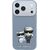 Karl Lagerfeld PU Semi Wrap Smooth Sketch Bodies Magsafe Case Aizsargapvalks priekš iPhone 18 Pro Max / zils Neoriģinālie Maciņi