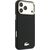 Lacoste PU Leather Champs Elysees Gold Logo MagSafe Case Aizsargapvalks priekš iPhone 18 Pro Max / melns Neoriģinālie Maciņi