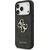 Guess PU 4G Metal Logo Case Aizsargapvalks priekš iPhone 18 Pro / pelēks Neoriģinālie Maciņi