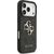 Guess PU 4G Metal Logo Case Aizsargapvalks priekš iPhone 18 Pro / pelēks Neoriģinālie Maciņi