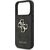 Guess PU 4G Metal Logo Case Aizsargapvalks priekš iPhone 18 Pro / pelēks Neoriģinālie Maciņi