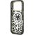 Guess IML Glitter Leopard Triangle Logo MagSafe Case Aizsargapvalks priekš iPhone 18 Pro / melns Neoriģinālie Maciņi