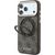 Guess PU 4G Ring Stand MagSafe Case Aizsargapvalks priekš iPhone 18 Pro Max / brūns Neoriģinālie Maciņi