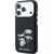 Karl Lagerfeld PU Semi Wrap Smooth Sketch Bodies Magsafe Case Aizsargapvalks priekš iPhone 18 Pro Max / melns Neoriģinālie Maciņi
