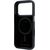 Karl Lagerfeld PU Semi Wrap Smooth Sketch Bodies Magsafe Case Aizsargapvalks priekš iPhone 18 Pro Max / melns Neoriģinālie Maciņi