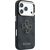 Guess PU 4G Resin Metal Logo Case Aizsargapvalks priekš iPhone 18 Pro Max / melns Neoriģinālie Maciņi