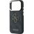 Guess PU 4G Resin Metal Logo Case Aizsargapvalks priekš iPhone 18 Pro Max / melns Neoriģinālie Maciņi