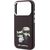Karl Lagerfeld PU Semi Wrap Smooth Sketch Bodies Magsafe Case Aizsargapvalks priekš iPhone 18 Pro Max / bordo Neoriģinālie Maciņi