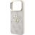Guess PU 4G Strass Metal Logo Case Aizsargapvalks priekš iPhone 18 Pro / rozā Neoriģinālie Maciņi