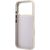 Guess PU 4G Strass Metal Logo Case Aizsargapvalks priekš iPhone 18 Pro / rozā Neoriģinālie Maciņi
