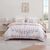 Bedspread with pillowcases VERONA 220x220cm 1pc, 50x75cm 2pcs, light pink Новинки Для дома и сада 