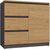 Top E Shop Topeshop 1D3S ANT/ART BA KPL chest of drawers Новинки Для дома и сада 