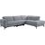 Corner sofa LUISA RC, electric recliner, grey Новинки Для дома и сада 