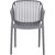 Chair POPPY grey plastic Dārza galdi