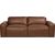 Sofa BURTON 3-seater, brown leather Новинки Для дома и сада 