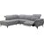 Corner sofa HAMID LC, electric recliner, grey Новинки Для дома и сада 