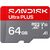 SanDisk Ultra PLUS 64 GB MicroSDXC UHS-I (SDSQUWC-064G-GN6MA) Новинки Компьютерная техника