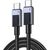 UGREEN L524 USB-C - USB-C kabelis 60W 0,5 m / pelēks Data USB kabeļi