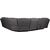 Corner sofa GISELLA U-shape, manual recliner, dark grey Новинки Для дома и сада 
