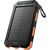 External battery Power Bank Hoco J164 Solar 10W 8000mAh black Power Banks
