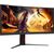 AOC CU34G4ZCA (86.4 cm (34 inches), black, WQHD, Fast-VA, curved, USB hub, 250Hz panel) Monitori