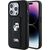Karl Lagerfeld KLHCP15XGSAKCPK Aizmugurējais Apvalks Priekš Apple iPhone 15 Pro Max Neoriģinālie Maciņi