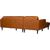 Corner sofa HAVANNA LC, cognac brown Новинки Для дома и сада 