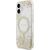 Guess Resin Bottom Glitter MagSafe case Aizsargapvalks priekš iPhone 17 / zelta Neoriģinālie Maciņi