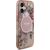 Guess IML Flowers Strap MagSafe Case Aizsargapvalks priekš iPhone 17 / rozā Neoriģinālie Maciņi