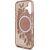 Guess IML Flowers Strap MagSafe Case Aizsargapvalks priekš iPhone 17 / rozā Neoriģinālie Maciņi
