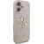 Guess PU 4G Metal Logo Strap Case Aizsargapvalks priekš iPhone 17 / rozā Neoriģinālie Maciņi