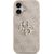 Guess PU Leather 4G Metal Logo Gold Frame Case Aizsargapvalks priekš iPhone 17 / rozā Neoriģinālie Maciņi