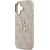 Guess PU Leather 4G Metal Logo Gold Frame Case Aizsargapvalks priekš iPhone 17 / rozā Neoriģinālie Maciņi