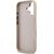 Guess PU Leather 4G Metal Logo Gold Frame Case Aizsargapvalks priekš iPhone 17 / rozā Neoriģinālie Maciņi